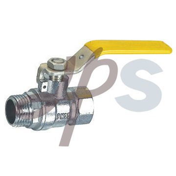 brass MxF gas ball valve, EN331 standard